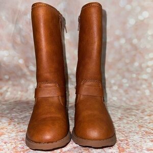 Toddler Girls Size 9 Brown High Boots (used like new)